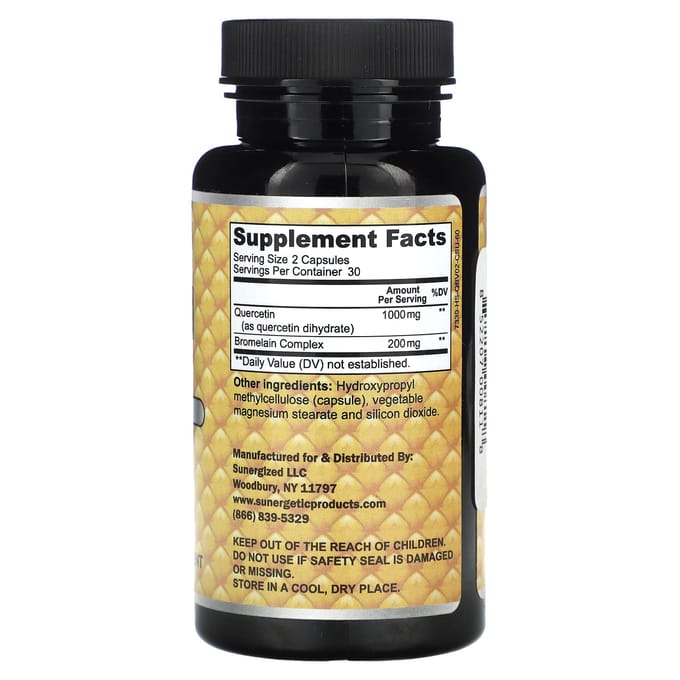 Quercetine & Bromelaïne, 60 Capsules