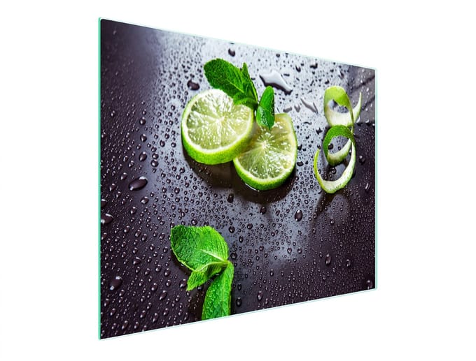 TMK ArtDeko - Snijplank - 52x30 cm - Limoen - Gehard Glas