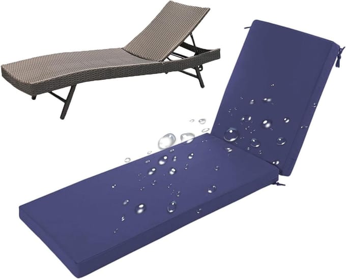 Tuinkussen - Loungekussen - Buiten Zitten - Waterdicht UV-bestendig - 200x60x5cm - 07