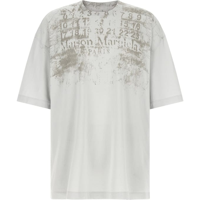 Maison Margiela Grijze Katoenen T-Shirt