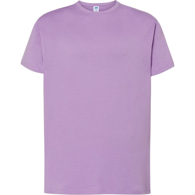 JHK Heren Premium Normaal T-Shirt (Lavendel)