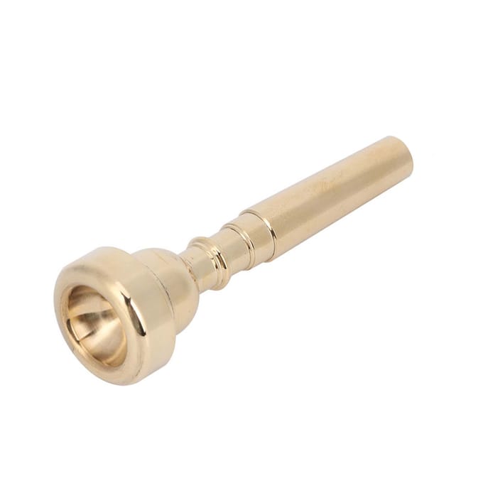 Trompetmondstuk Duurzaam Stijlvol Messing Professioneel Hoorn Muziekinstrument AccessoiresGold7C beige