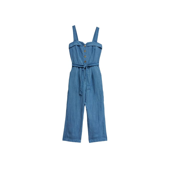 Linnen Jumpsuit Dames Salsa Jeans Lightdenim