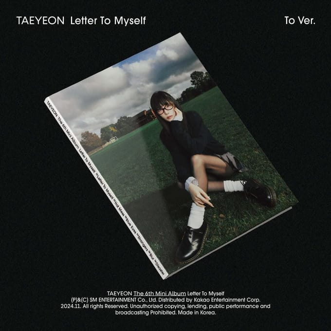 Taeyeon (Meiden generatie) - 6e Mini-album Brief aan mezelf (Naar Ver.)** 1PCS gray