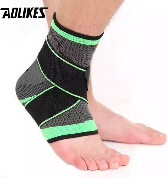 AOLIKES Verstelbare Enkelbandage Brace maat L