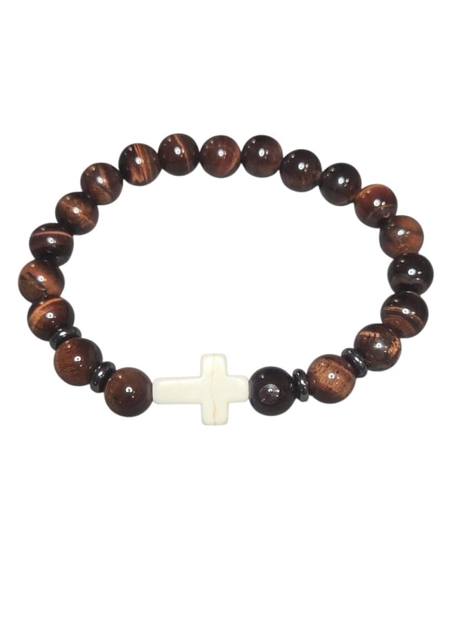 Tijgeroog armband.