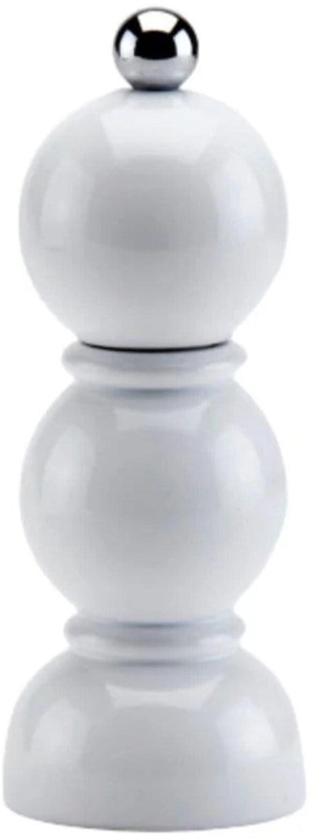 Addison Ross - Peper- en zoutmolen Mini Bobbin White 14cm - Peper- en zoutmolen
