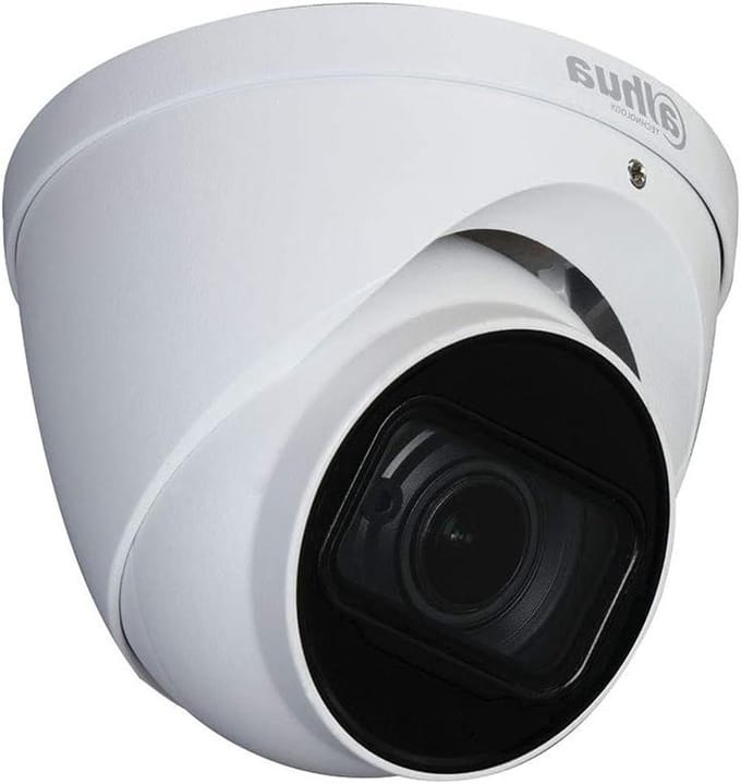 Dome Camera - Beveiligingscamera - Buitenbewaking - 4K Resolutie - 60m Bereik - Wit