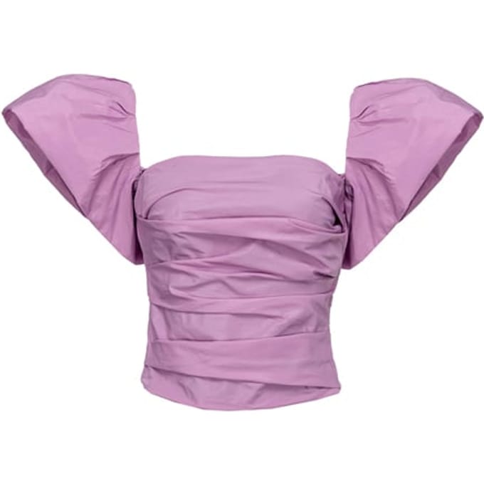 PINKO Debra Top Taffeta Orchid Taglia: 38 | Magliette intime Outlet | Donna | Magenta
