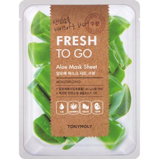 TONYMOLY - Fresh To Go Mask Sheet - ALOE - 1stuk