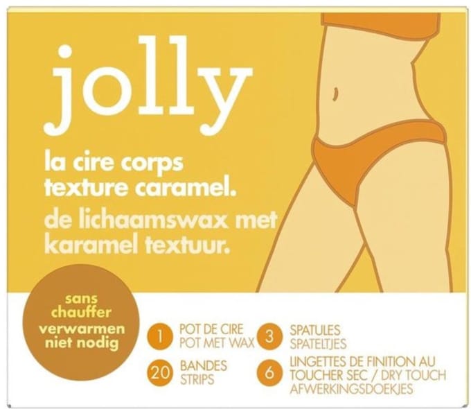 Jolly - Lichaamswax - Karamel Structuur - 20 Strips