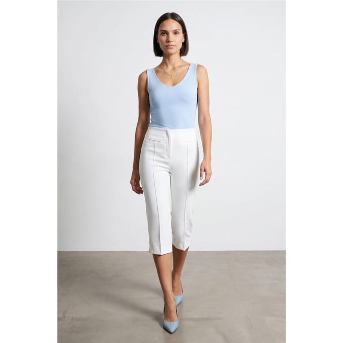 Hoge Taille Capri Sigarettentrousers