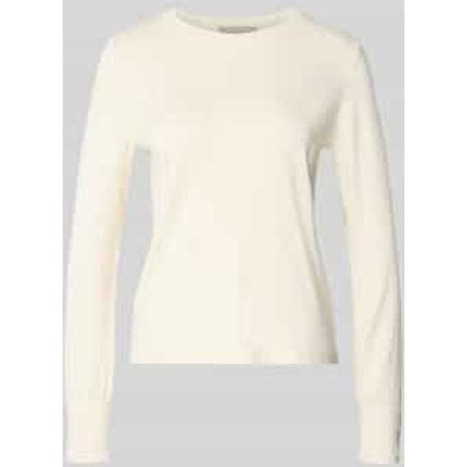 Gebreide pullover met ronde hals