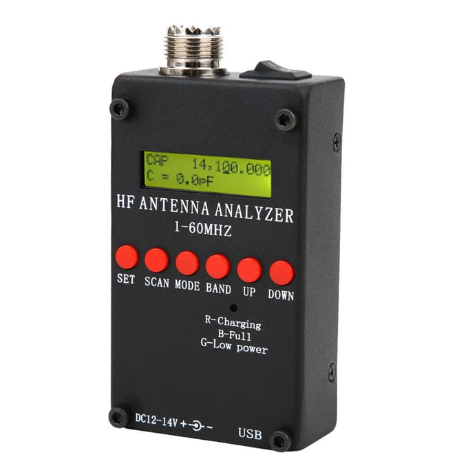 Antenne Analyzer Radio Accessoire Mini60 1?60MHz DC12?14V voor Android APP PC Software