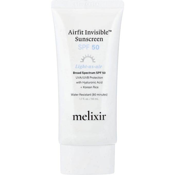 Melixir, AirFit Invisible™ Crème solaire, FPS 50, 50 ml (1,7 fl oz) white