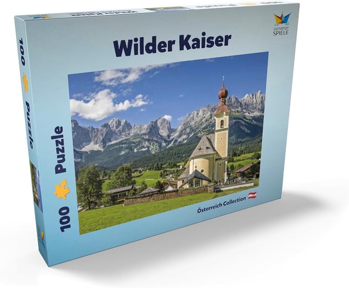 Wilde Kaiser Puzzel 100 Stukjes - Prachtig Berglandschap