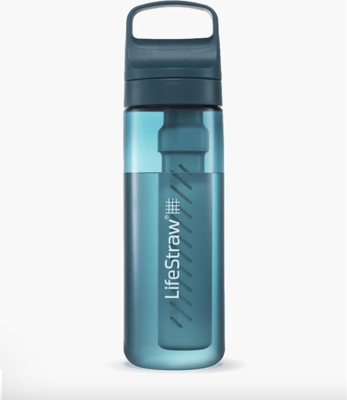 LifeStraw Go 2.0 Water Filter Bottle - 650 ml - Laguna Teal