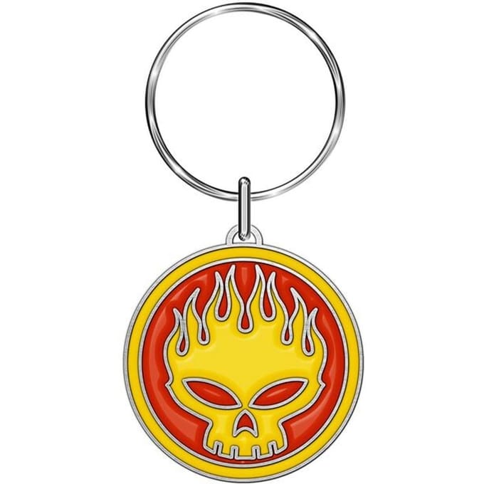 The Offspring Skull Logo Unisex Sleutelhanger - meerkleurig - Standard