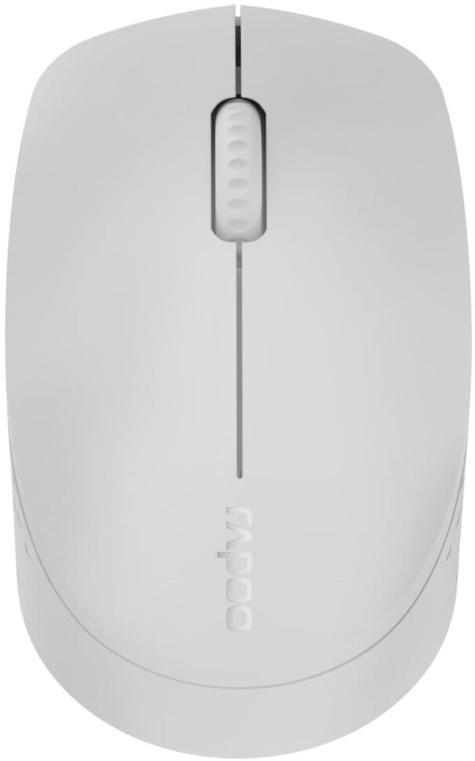 Draadloze optische muis Multi-mode geruisloos M100 Licht Grijs