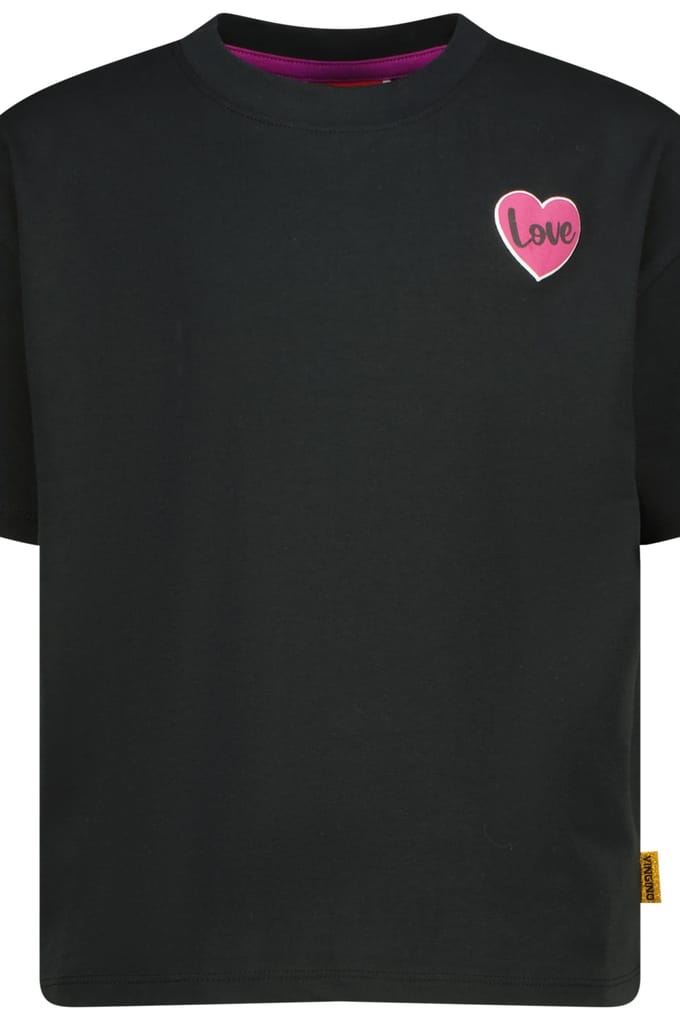 Vingino Hanrieke Deep Black Größe: 4 | T-Shirts Outlet | kids | Schwarz