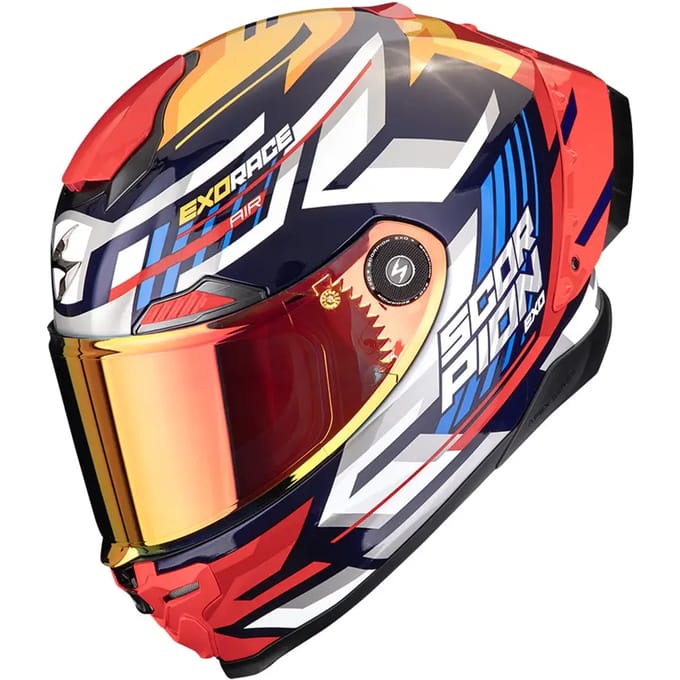 Volle motorhelm Scorpion Exo-Race Air Kobra