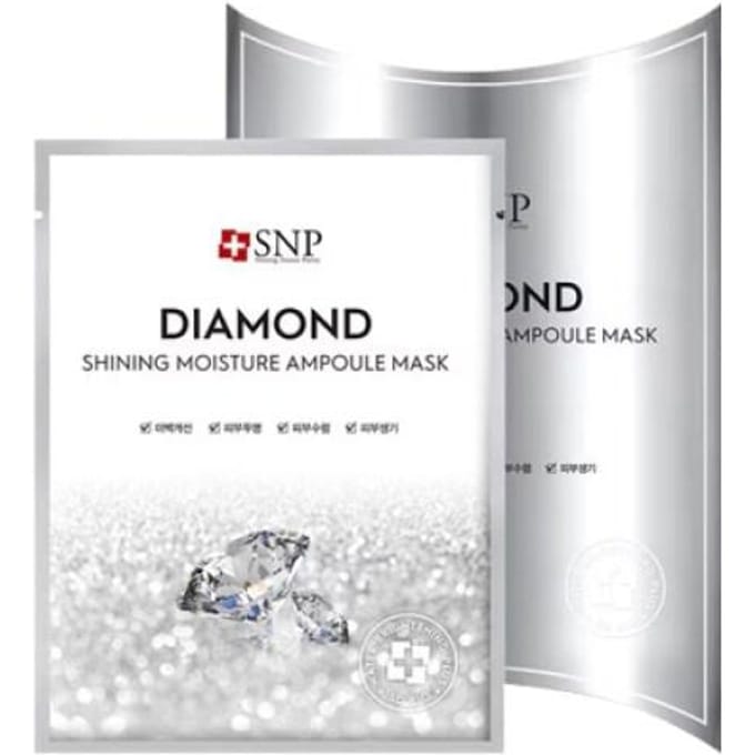 Masque Ampoule Hydratant Scintillant Diamant Set 25 ml x 10 pcs white