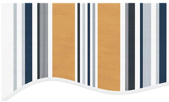 vidaXL - Vervangingsdoek - voor - luifel - 600x300 - cm - polyester - meerkleurig