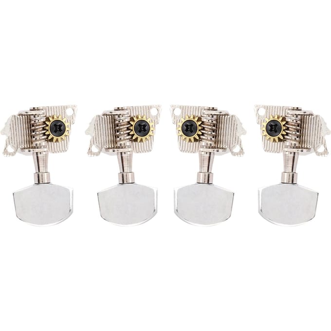 2L2R Argent Style Classique Mécaniques d'Accordage pour Ukulélé Pièces DIY pour Ukulélé white