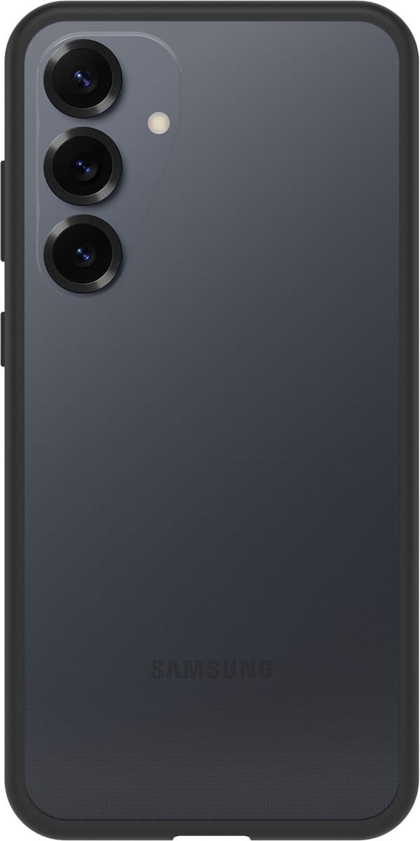 OtterBox React Series voor Samsung Galaxy S25+, transparant/zwart - Geen retailverpakking