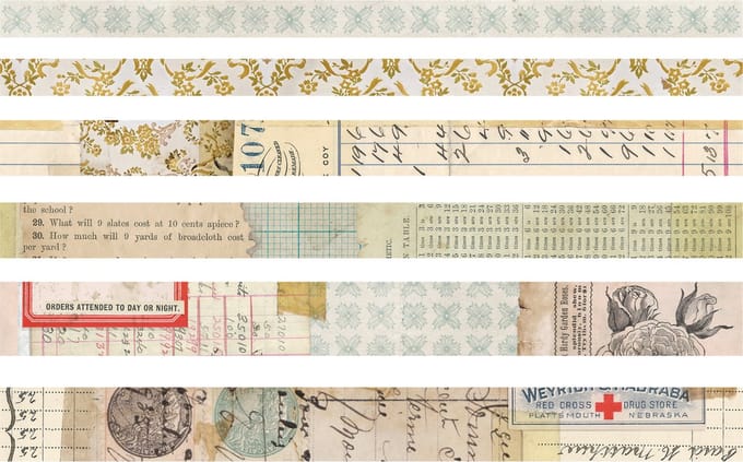 design tape x6 roll salvaged
