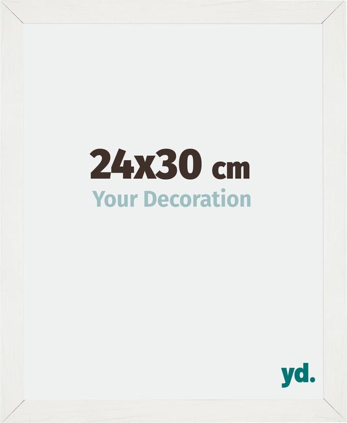 Your Decoration - Fotolijst 24x30 cm - MDF - Wit Geveegd - Mura