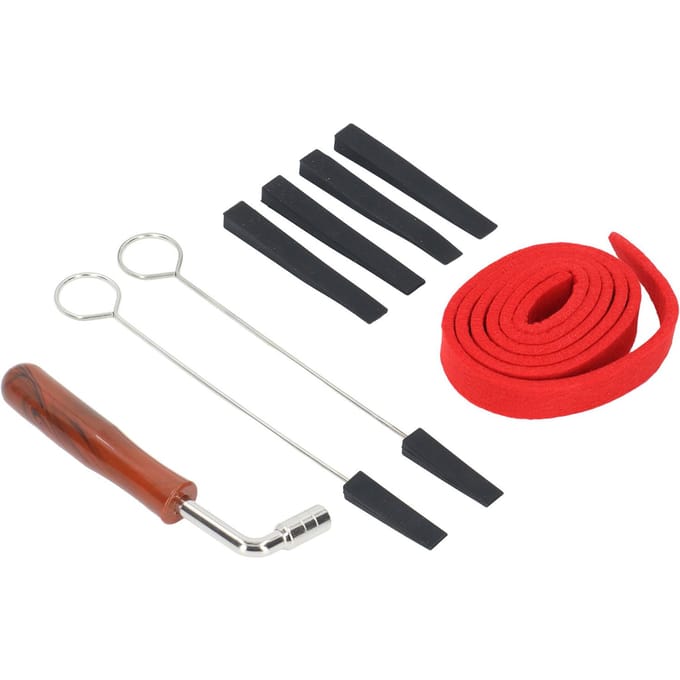 Pianostemtool Temperamentstrip Stemmer Sleutel Siliconen Vorken Demperblokken Reparatie Set black