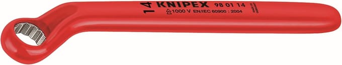 Geïsoleerde steeksleutel 8mm met knik - Veilig Werken tot 1000V