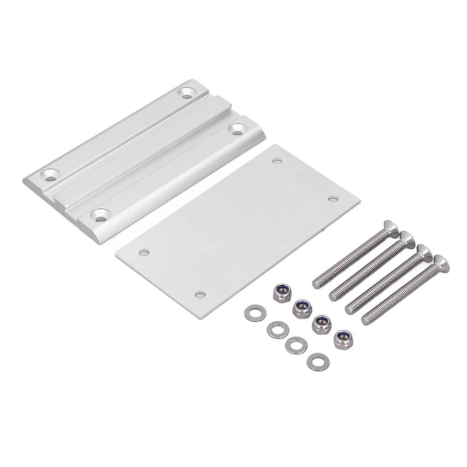 Afneembare Tafelpootbeugel Aluminiumlegering Draaibare Steun RV-Accessoires voor Caravan Camper white