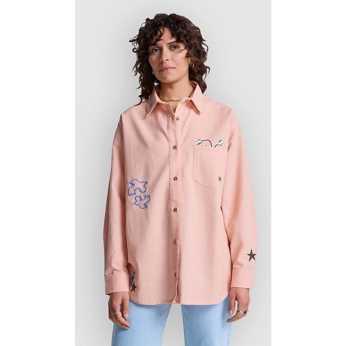 RVCA AF Elements Hemd roze