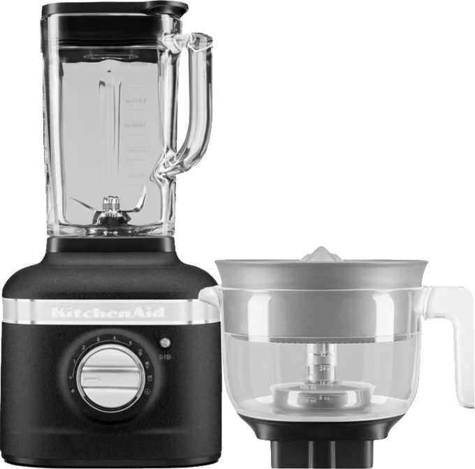 KitchenAid Artisan K400 5KSB4026EBK Vulkaanzwart + citruspers opzetstuk