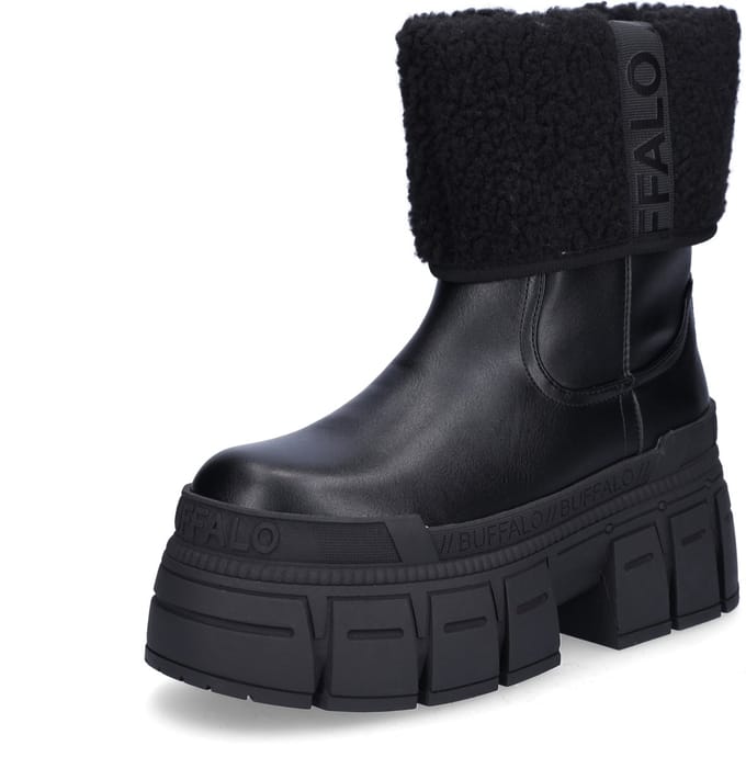 Buffalo dameslaars Gospher Fold zwart
