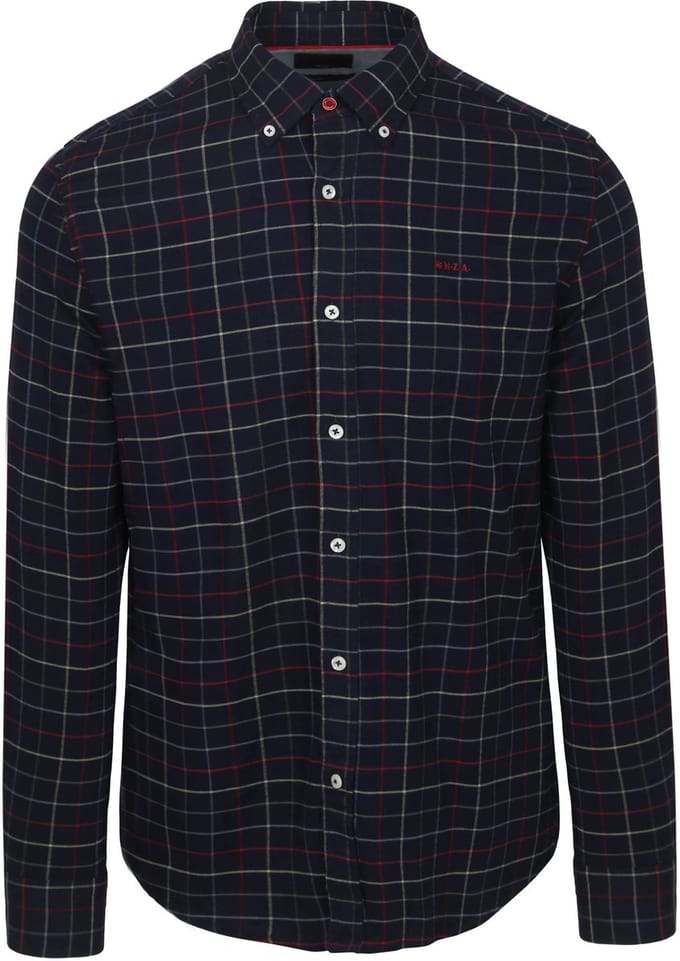 casual overhemd New Zealand donkerblauw Bruce