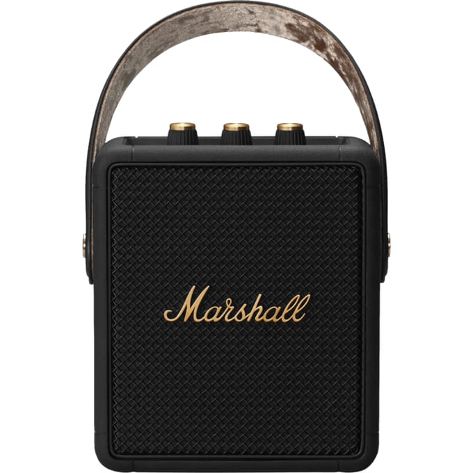 Marshall Stockwell II - Bluetooth Speaker - Zwart & Messing