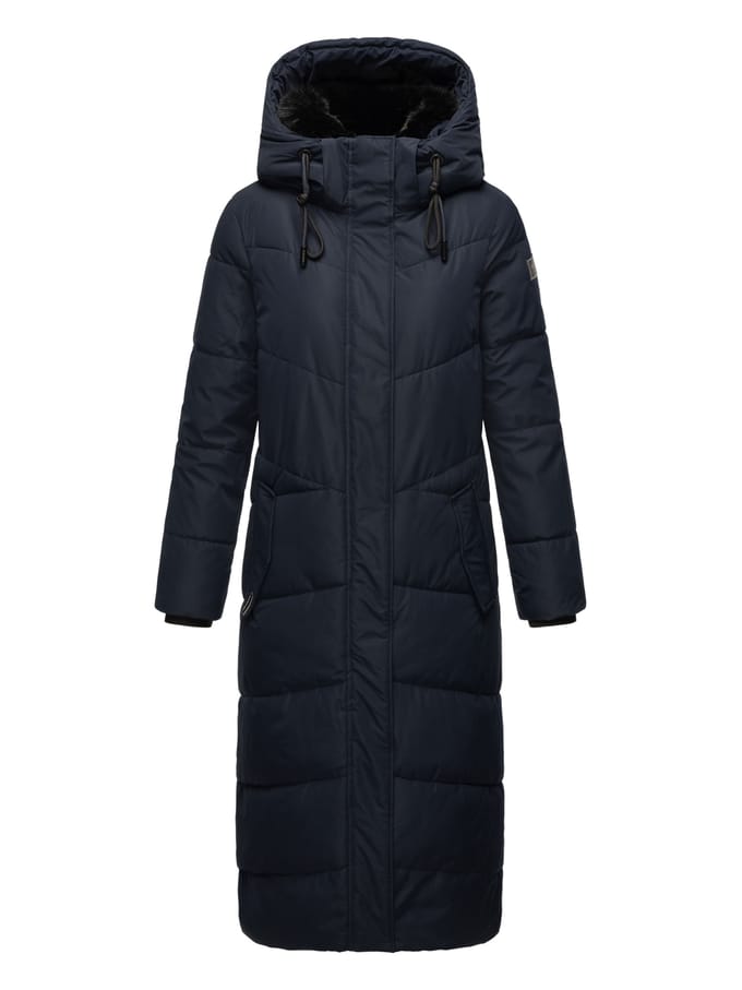 Navahoo dames gewatteerde winterjas Hingucker – Extra Lang & Warm