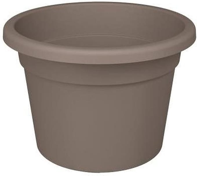 Bloempot Rond Premium 50cm + Bodemgaten TAUPE Nicoli