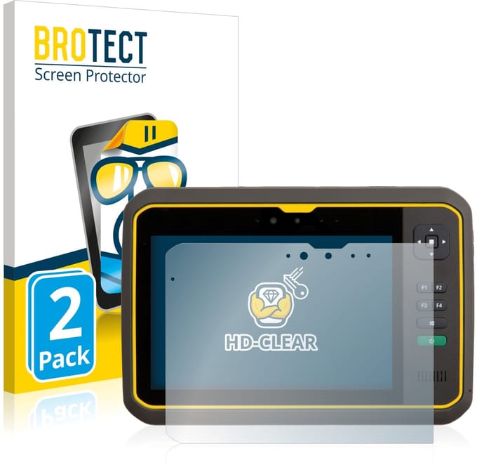 BROTECT - Screenprotector voor Trimble T7 - Folie Beschermfolie transparant 2 Stuks