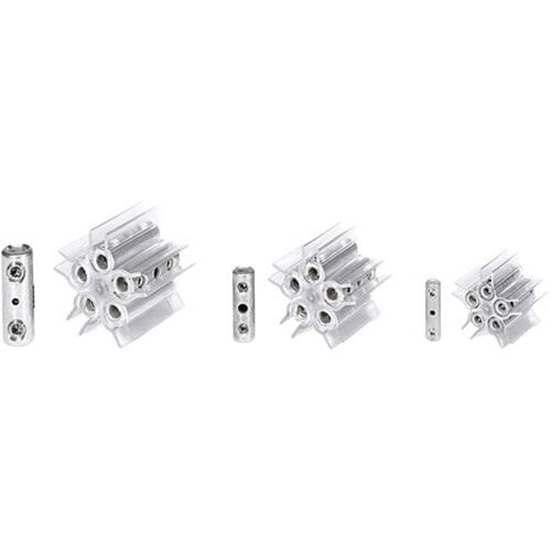 HellermannTyton 435-01407 SV1-SNCU-CL Verbindingsblok Flexibel: - Massief: 1.5-6 mm² Aantal polen: 5 1 stuk(s) Transparant