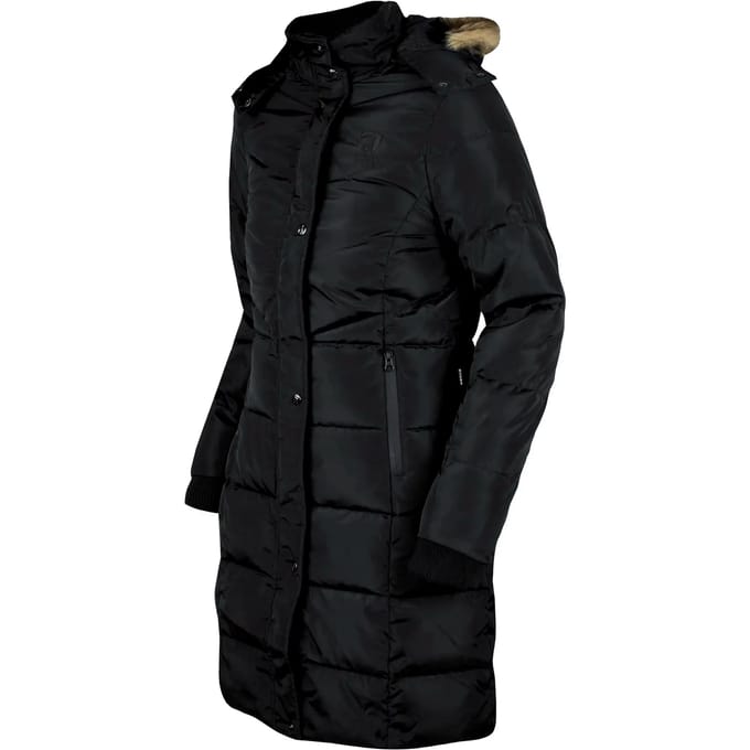 Horka Winterjas Glacier Dames Zwart Maat L