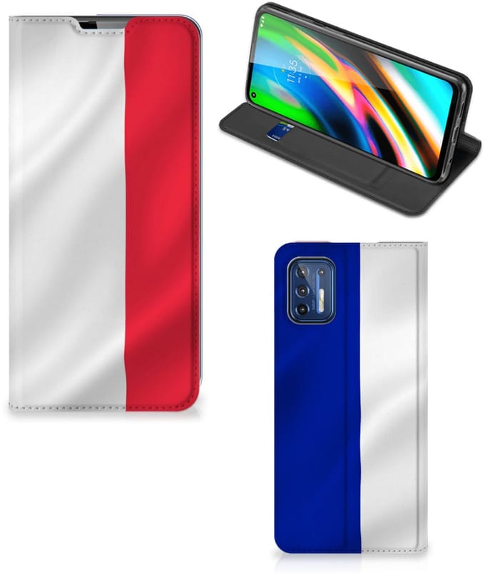 Motorola Moto G9 Plus Standcase Frankrijk