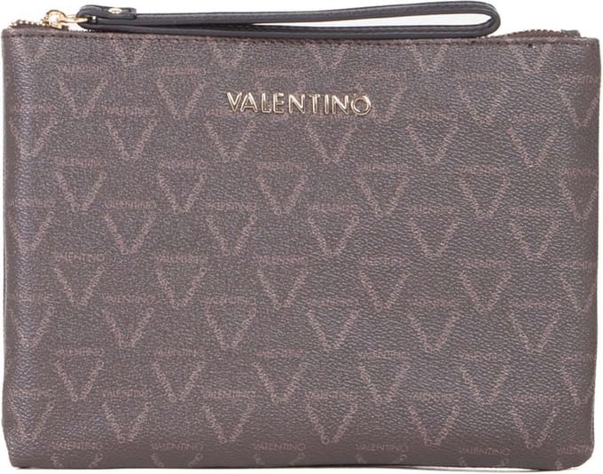 VALENTINO Toilettas Beauties Soft Cosmetic Case Moro / Nero Bruine