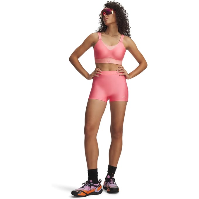 Under Armour Heatgear Shorty Strak Dames Roze K600