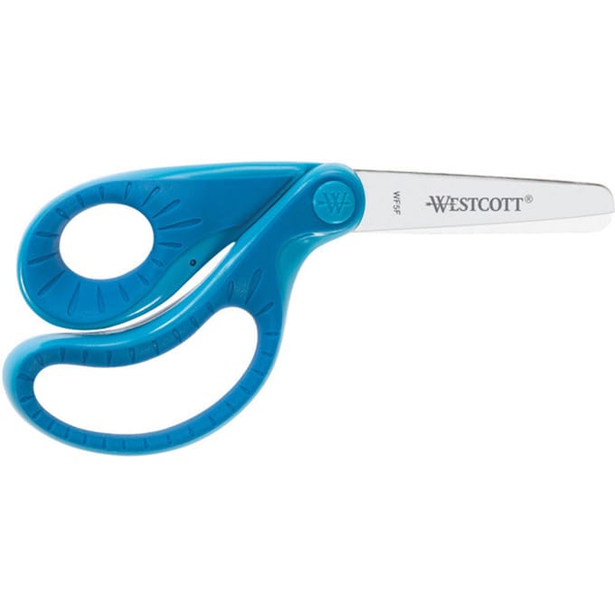 Westcott schaar - Ergo Junior - soft grip - blauw - AC-E22002