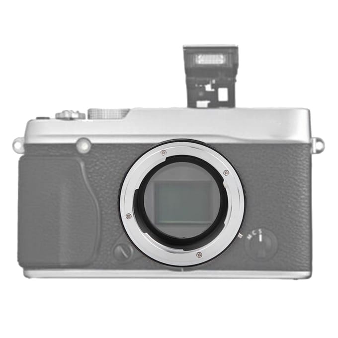 Metalen Lensadapterring voor KONICA AR-lens om te passen op Fuji FX Mirrorless Camera black