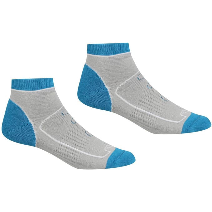 Regatta Dames samaris trail colour block enkelsokken (pak van 2)